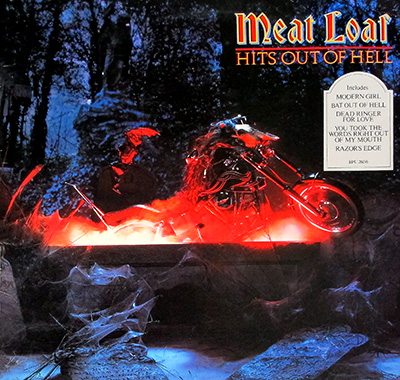 MEAT LOAF - Hits Out Of Hell album front cover vinyl record